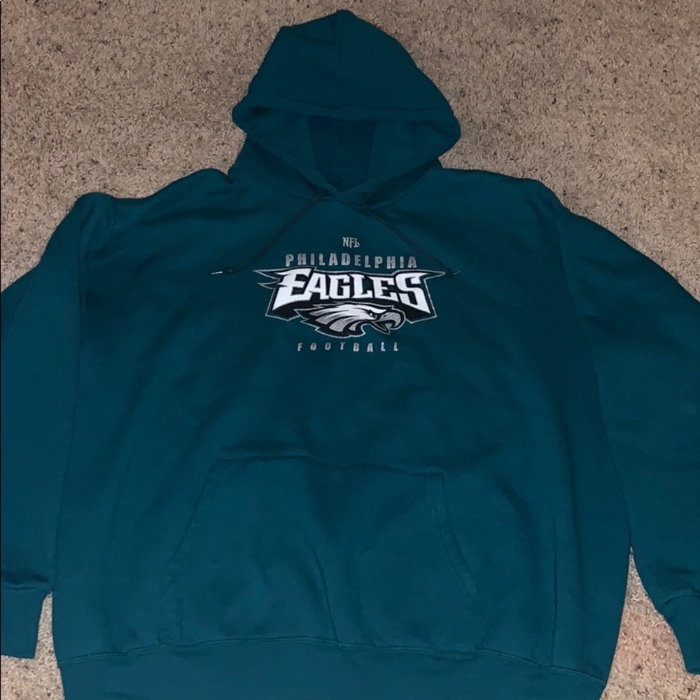 Philadelphia Eagles 🦅 Hooded Sweatshirt Sz Large